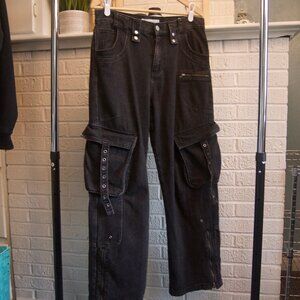 PacSun Men's Black and Grey Jeans